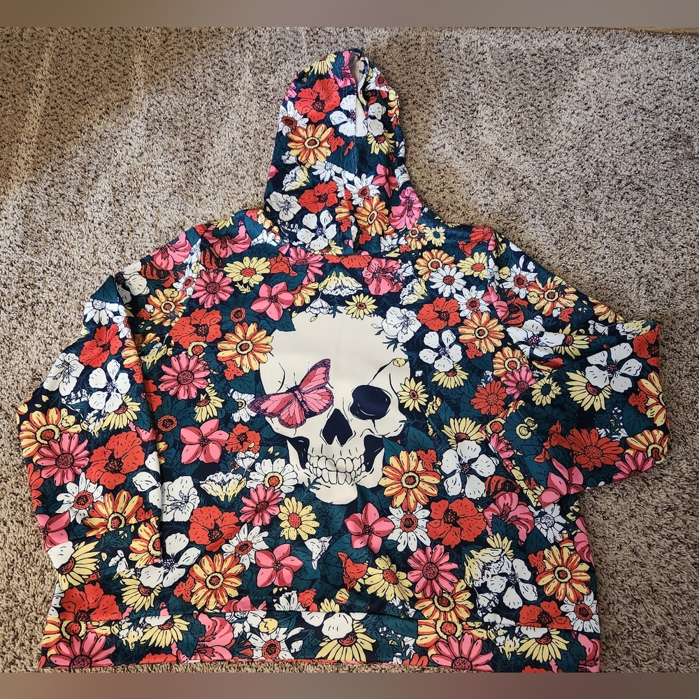 SHEIN Skull Hoodie